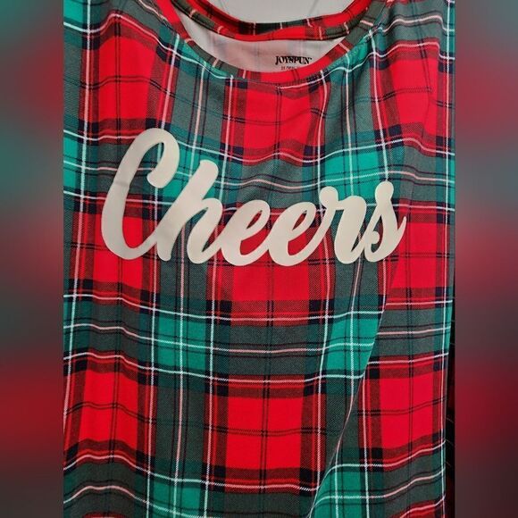 Nwt Joyspun Women’s Long Sleeve Tee and Joggers, 2-Piece Pajama Set, Size 2XL - Picture 3 of 7